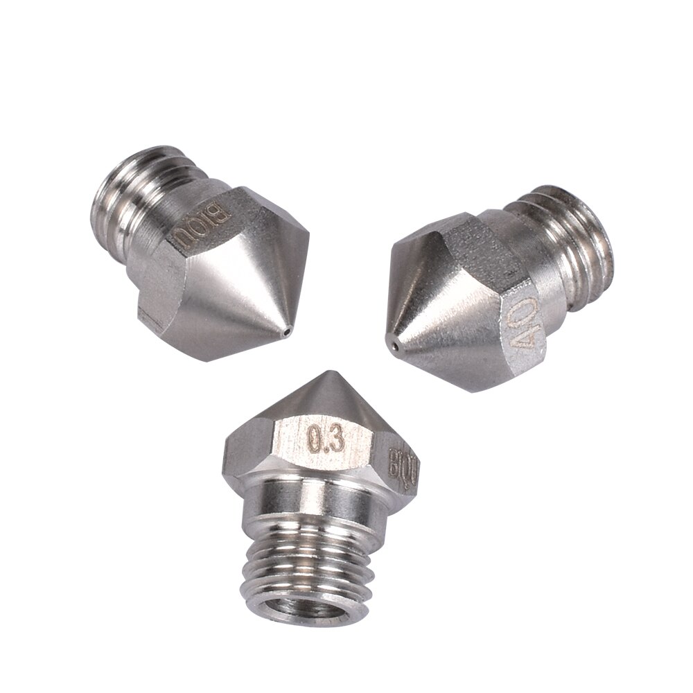 1 PC 3D części drukarki MK10 dysza M7 ze stali nierdzewnej 0.2/0.3/0.4/0.5/0.6/ 0.8 dla 1.75 MM żarnika dla 3D części drukarki Reprap