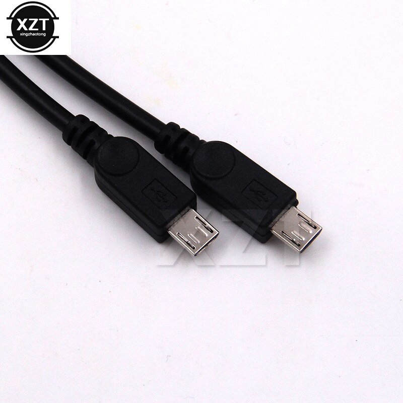Cable de carga de transferencia de datos USB hembra macho 2 Micro USB divisor de carga 2 dispositivo inteligente
