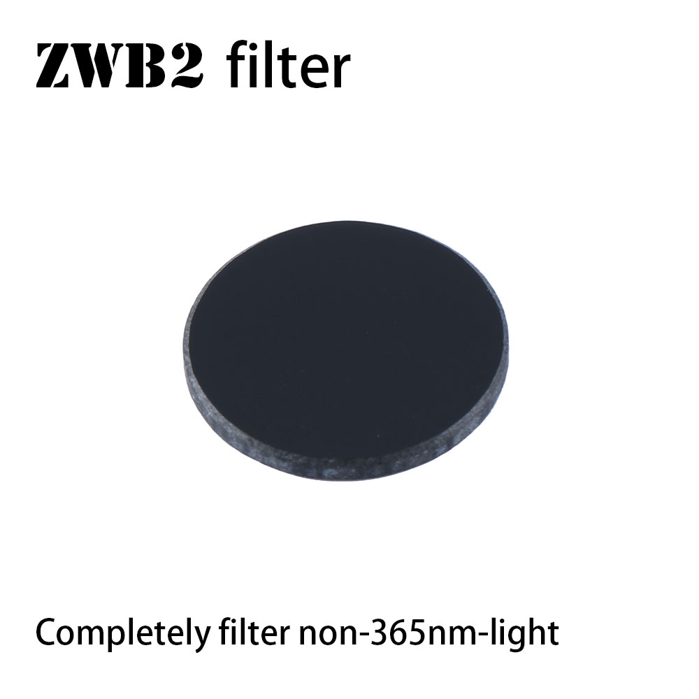 Convoy Flashlight ZWB2 Filter for S2+ S2 Plus Torch Diameter 20.5mm Thickness 2mm Filter Visible Light Suitable for 365nm UV