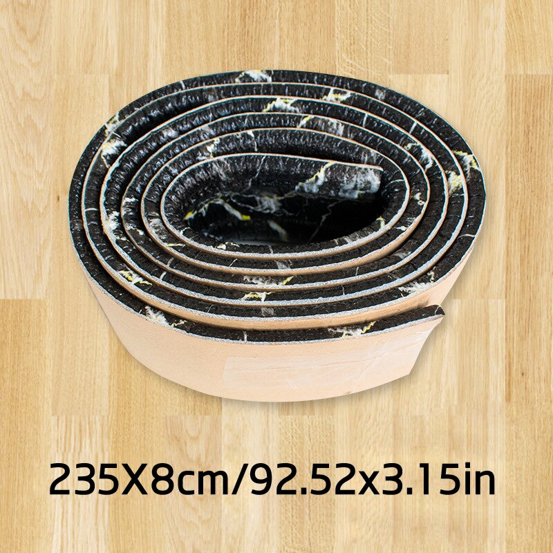 2.3M Length 3D Foam Wall Stickers Waterproof Waist Line Living Room Kitchen Baseboard Self-Adhesive Vintage Wallpaper Border