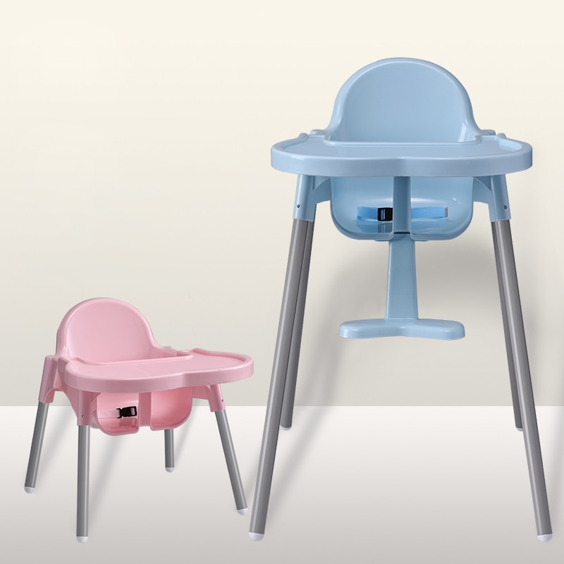 Trona de comedor para niños, silla de plástico para bebé, económica, multifunción