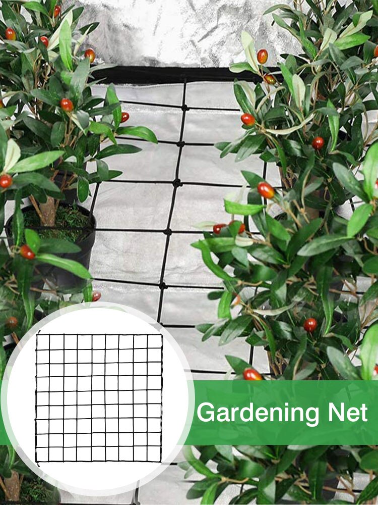 Grow Tent Trellis Netto Tuin Polyester Zware Plant Vierkante Zachte Mesh Tuinman Trellis Voor 60-180Cm grow Tent