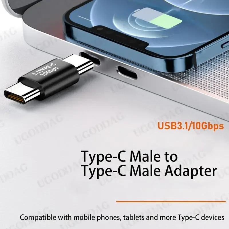USB 3.1 Type C Adapter Converter USB C Charge Data Sync Uitbreiding USBC Vrouw naar Man Typec Connector voor PC Laptop Tablet