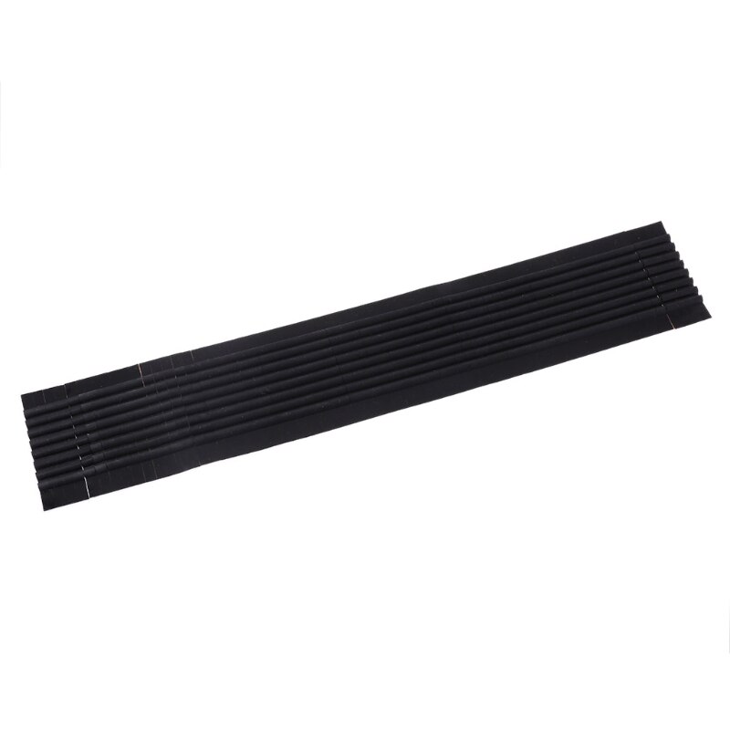 40/66 stk silikone tøjbøjle skridsikker skulderrem greb strip pad med 10/8 finner: 40 stk stor / Sort
