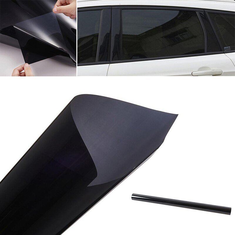 Dark Smoke Car Window TINT Film Black Car Automobile Window 300x50cm Uncut 5% VLT Brand Durable