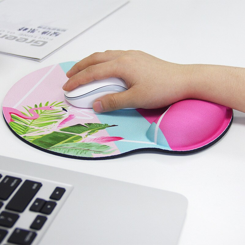 Ergonomic Mouse Pad with Wrist Support Gel Soft Wrist Rest Pad for Computers, Gaming or Office Easy Typing Pain Relief