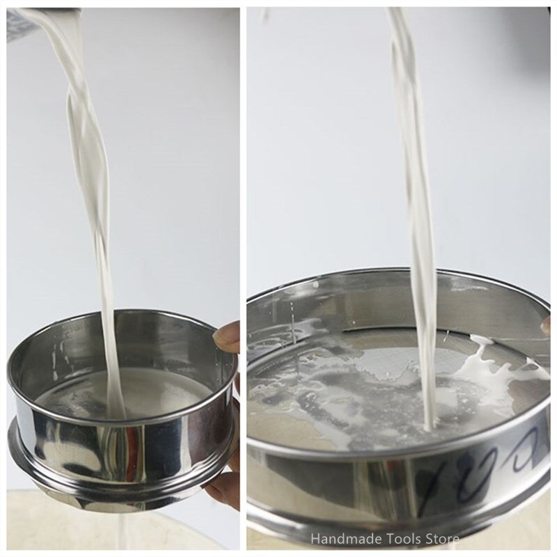Pottery Art Stainless Steel Glaze Filter Sieving Screen Ceramic Glaze Slurry Sieve Mesh Pigment Mud Filter Polymer Clay Tools