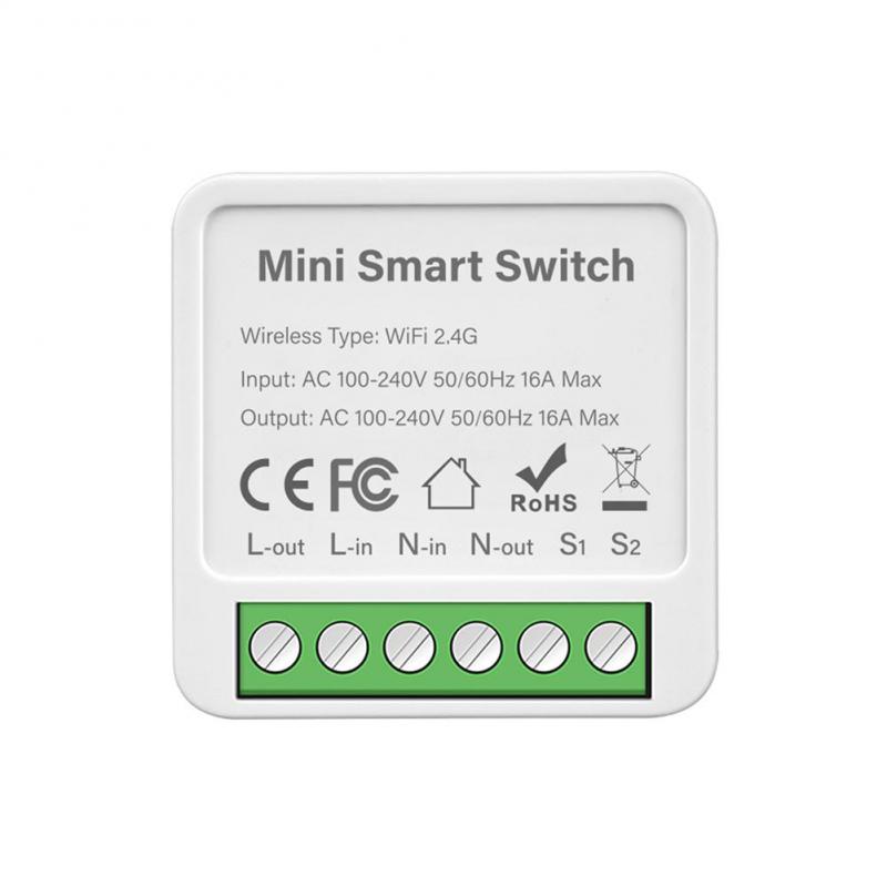 Tuya Zigbee/Wifi 1/2/3/4CH MINI inteligentny przełącznik dwukierunkowe sterowanie bezprzewodowy włącznik światła inteligentna automatyka domowa za pośrednictwem Alexa Google Home: Bundle1