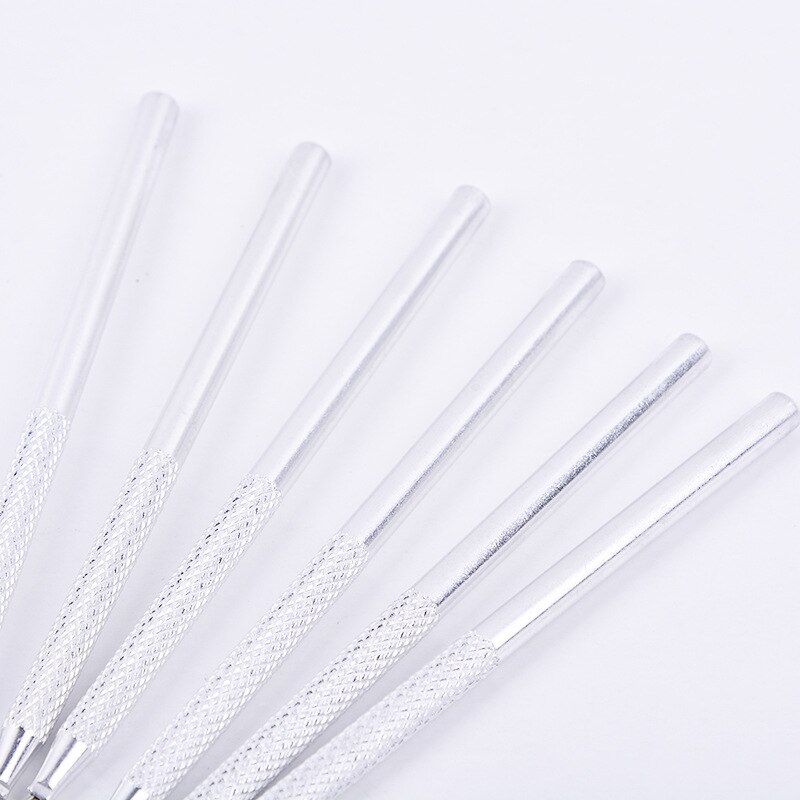 6 pieces/sets metal handle clay sculpture small scraper pottery sculpture tools Clay Sculpture Art Supplies