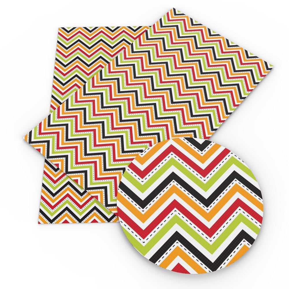 20*34cm- ränder chevron pricktryckt syntetiskt lädertyg för gör-det-själv-hår rosett handväskor telefonfodral hemevenemang ,1 yc 8067: 1095084001