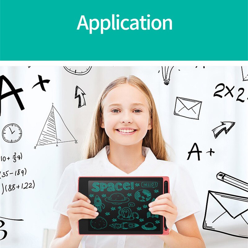 Digital LCD Writing Tablet with Thick pen 8.5 Inch Graphic Drawing Tablets Electronic Handwriting Pad Paint Board for Child