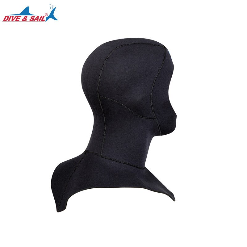 Dive & Sail Mannen Vrouwen 3Mm Neopreen Duiken Cap Cover Schouder Winter Warm Onderwatervissers Kappen Surf Surfen Snorkelen Dive hoofddeksels