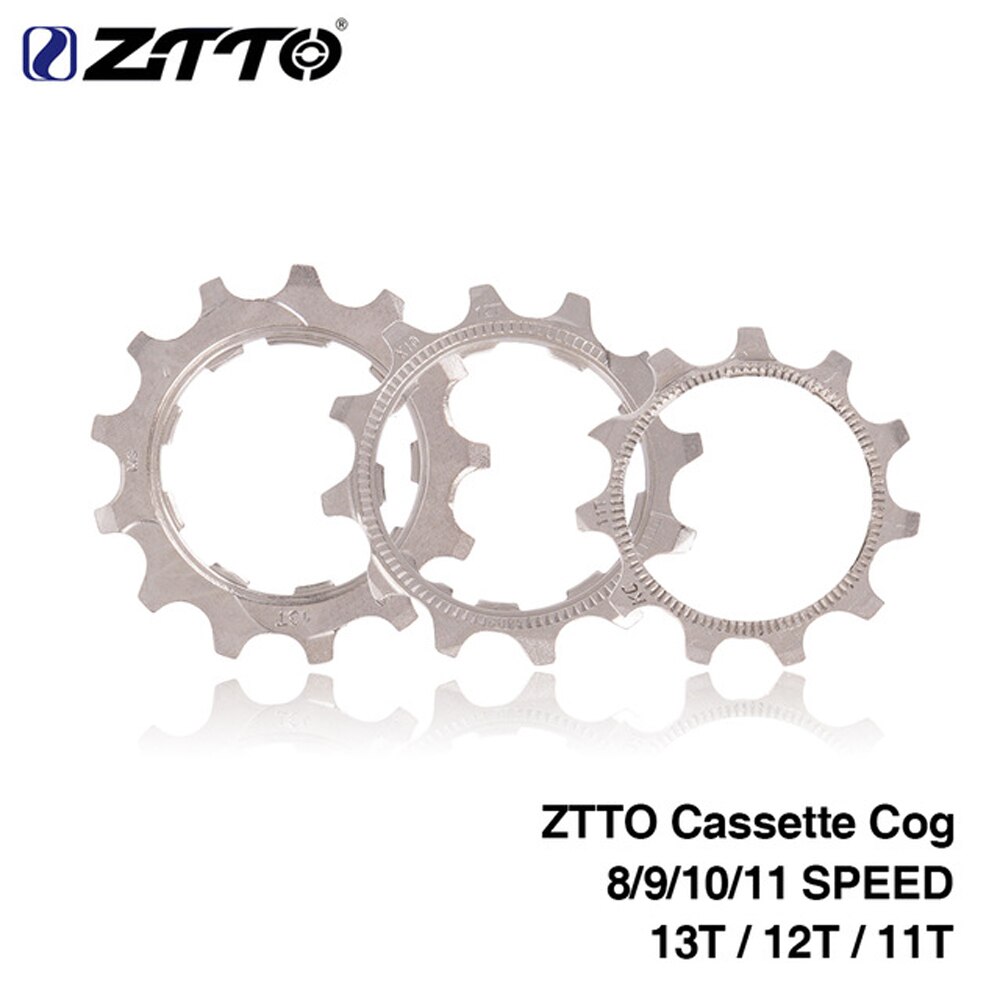 ZTTO Freilauf Schwungrad Ritzel Bergigen Region und Autobahn für Fahrrad Bike MTB Kassette Cog 8/9/10/ 11 geschwindigkeit 11 T/12 T/13 T