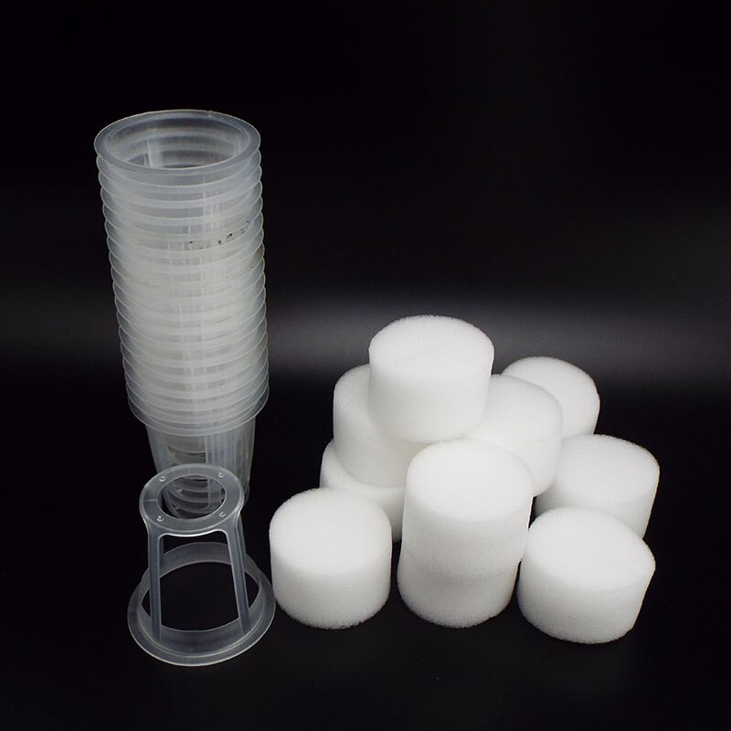50 PCS SPUGNE Idroponiche Spugna Idroponica Per Cilindro EUR 8,41