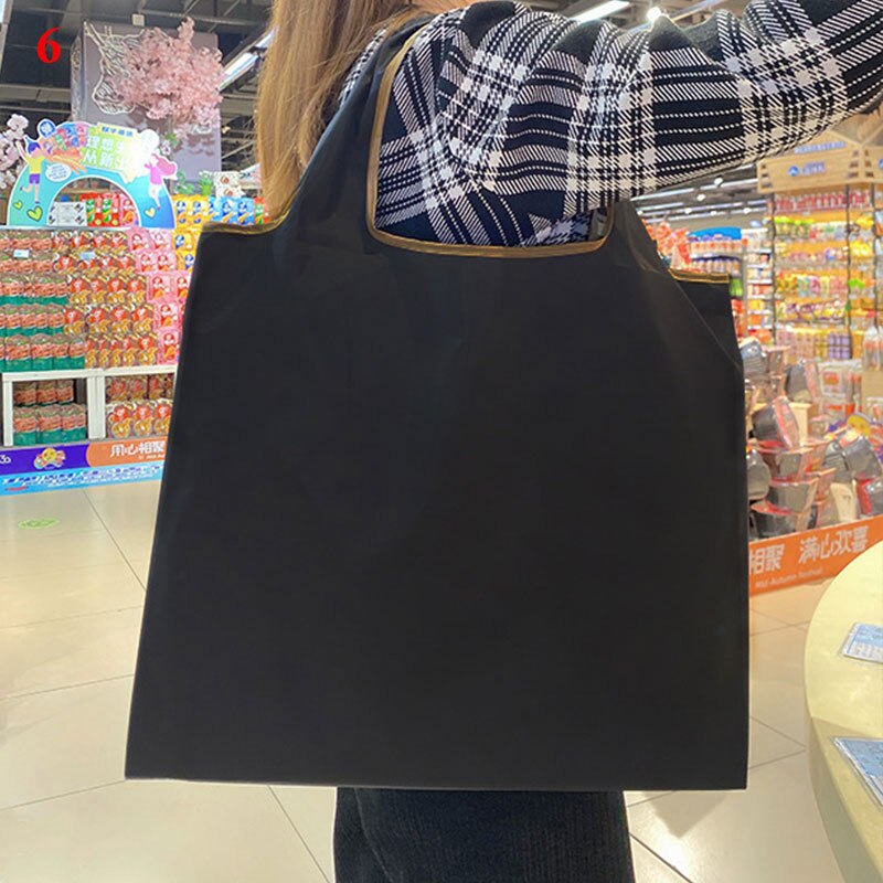 Dikke Opvouwbare Boodschappentas Opbergtas Grote Capaciteit Herbruikbare Boodschappentas Eco Vriendelijke Supermarkt Waterdichte Schoudertas 2022: 6