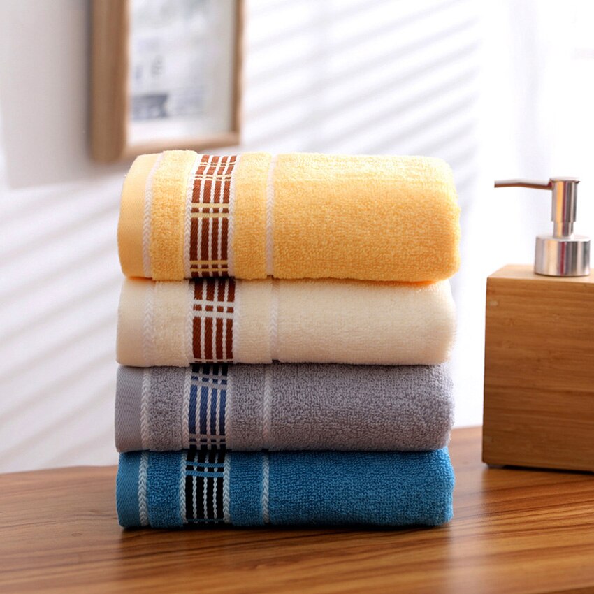 rein Baumwolle gestreift Handtuch Pro Erwachsene Vs Haushalt Bad Handtücher schnell-Trocknen Sanft waschen Gesicht Handtuch hoch Absorption Havlu