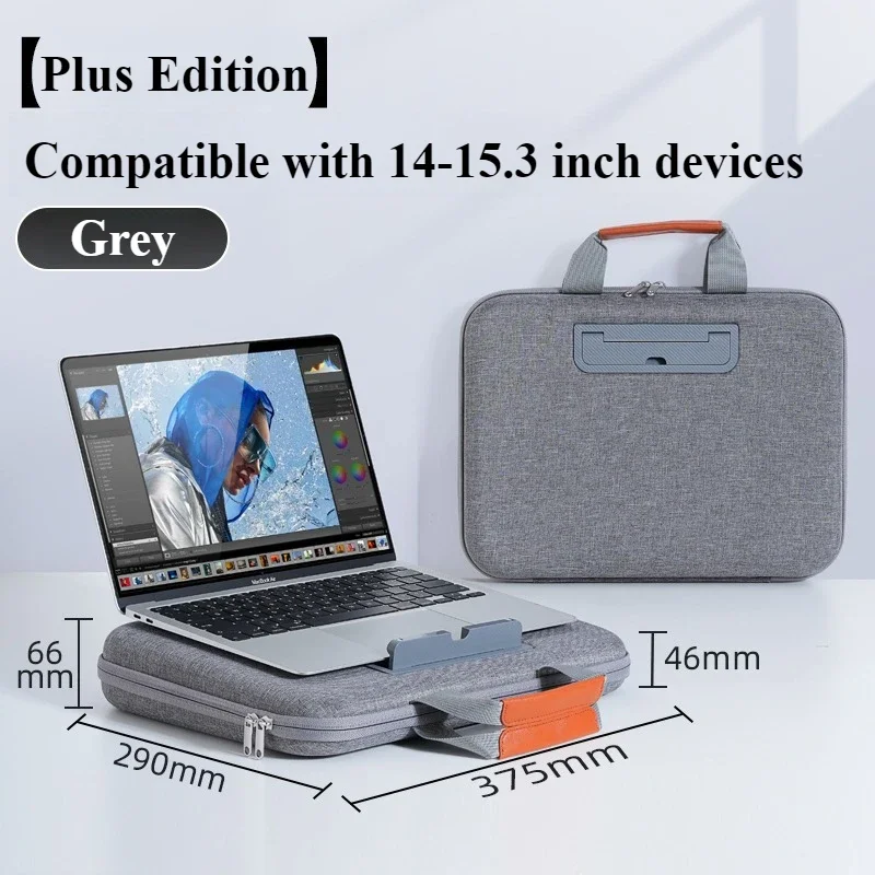 Funda Maletín EARY para Portátil 13.3-16.2" MacBook Pro/Air - Maletín Duradero de Poliéster: Rosa