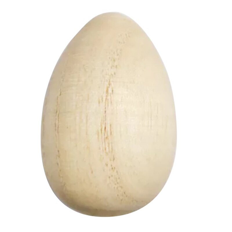 Oeufs en bois 2 pièces, Instruments de Percussion musicale, ensemble de jouets d'œufs de musique pour bébés enfants