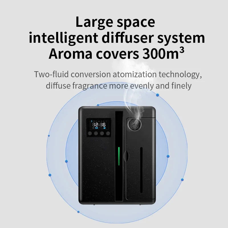 NAMSTE Wall Mounted Electric Aromatherapy Diffuser Bluetooth Timer Perfume Essential Oil Dispenser For Hotel Room Freshening