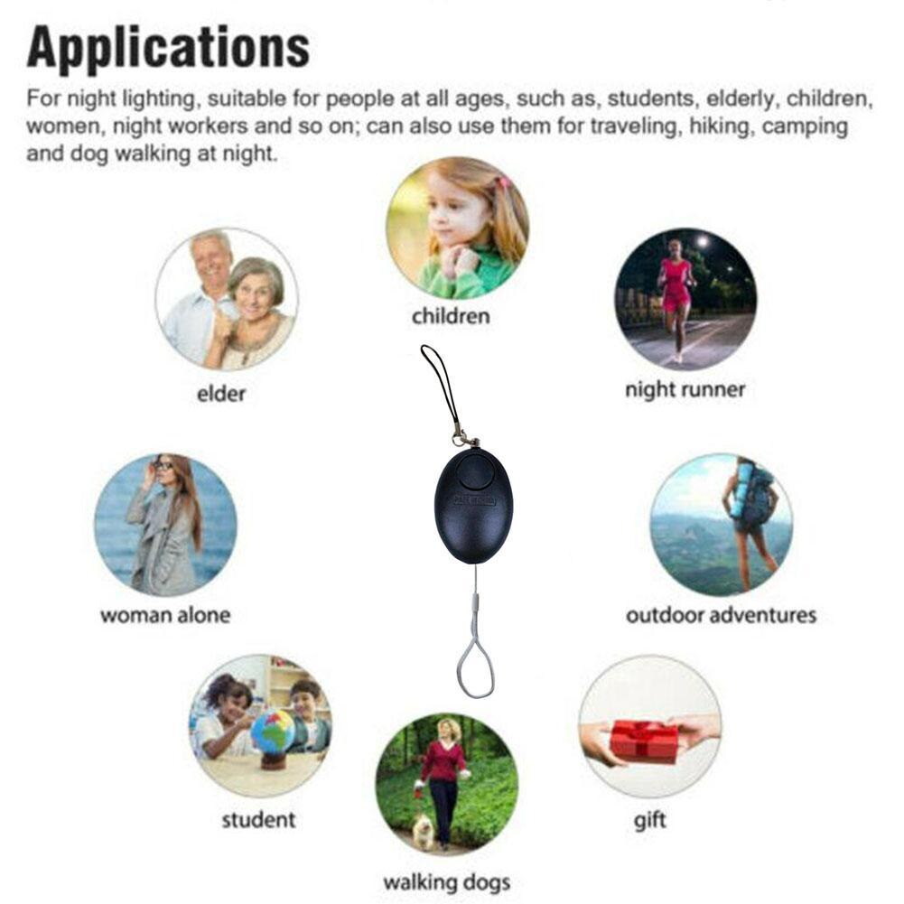 Mini Ei-Vormige Dames Persoonlijke Veiligheid Sirene, Kinderen School Alarm, Ouderen Oproep Voor Hulp, kinderen Noodoproep Helpen