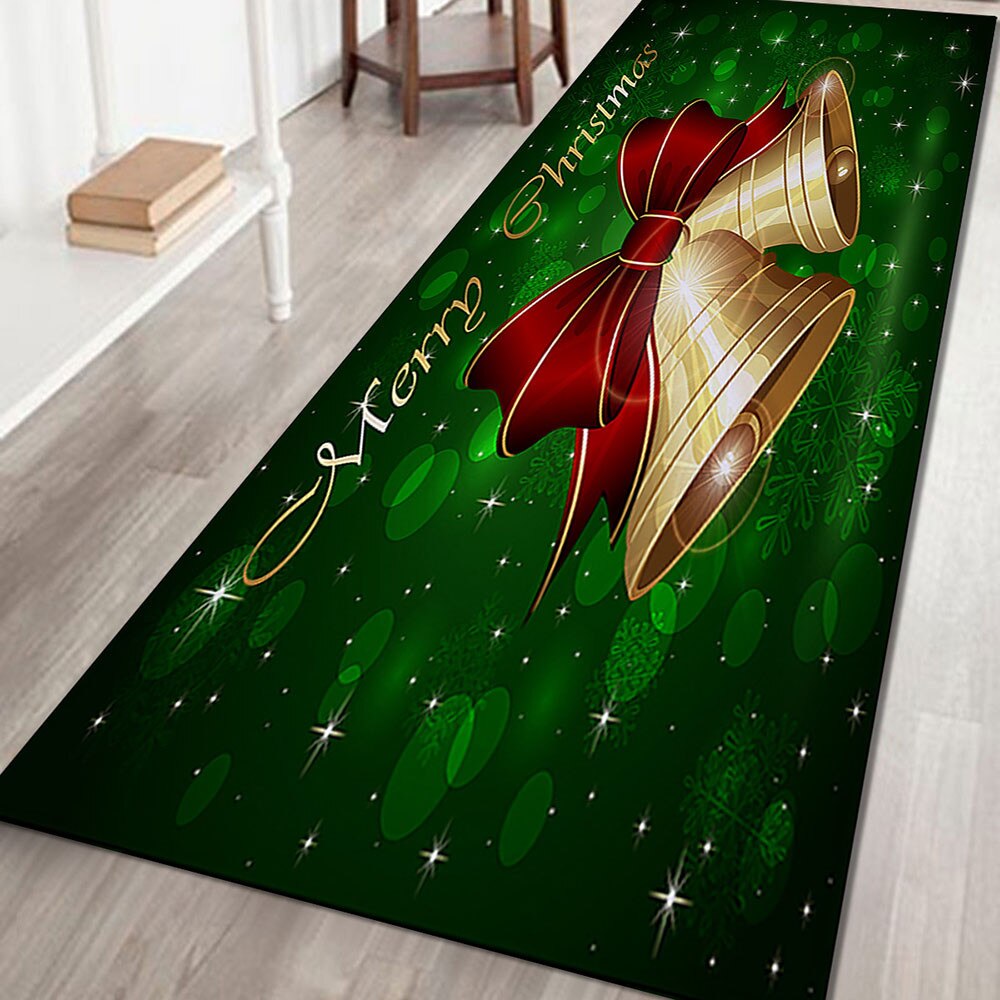 Vrolijke Kerst Tapijt Deur Mat Kerstman Gedrukt 40X120Cm Jaar Slaapkamer Accessoires Xmas Matten # YL5