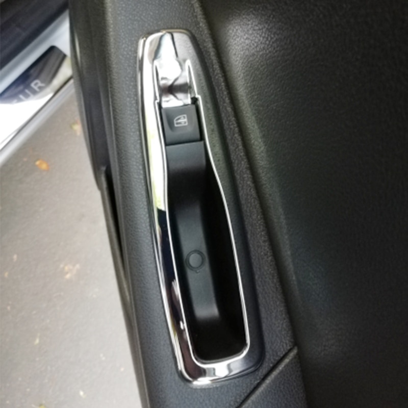 For Renault Clio IV 5door Hatchback ABS Chrome LHD Interior Door Window glass Lift Control Switch Car Accessories 4pcs