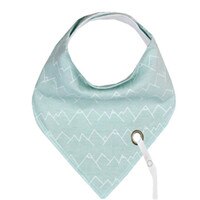 Baby freundlicher Baumwolle Karikatur Nette Bandana Lätzchen Fütterung Speichel Handtuch dribbeln Dreieck: Grün