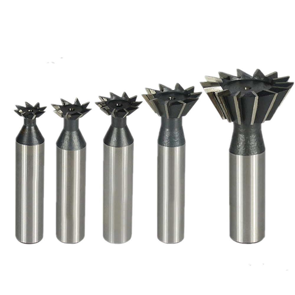 10mm 12mm 16mm 20mm 25mm 30mm 40mm 50mm 60mm svalehalefræser 45 55 60 grader cnc-fræserbit hss-pindfræser med lige skaft