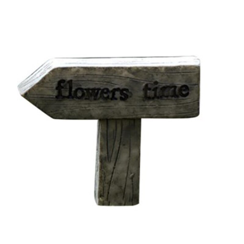 Dekoracja zewnętrzna mikro leśny przewodnik znak mini ogród krajobraz miniaturowe ozdoby DIY dekoracje BJStore: 02