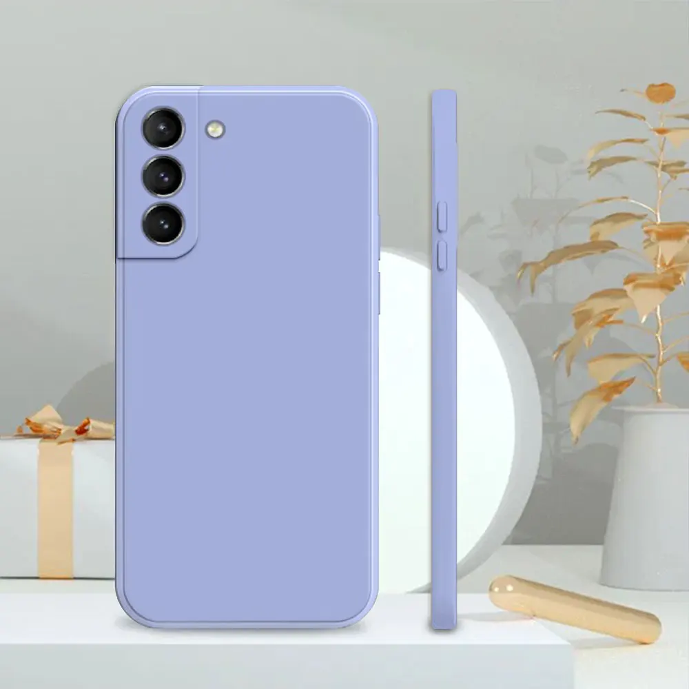 per Samsung S21 FE custodia antiurto per Samsung galassia S21 più custodia per telefono coperchio posteriore morbida in silicone per Samsung S21 ultra Fundas: Alluminio / nero