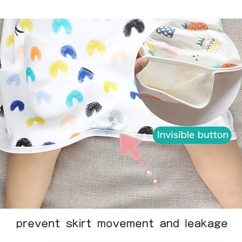 Comfy Children Diaper Skirt Shorts 2 in 1 Anti Bed-wetting Washable Cotton Potty Training Nappy Pants Waterproof Bed Clothes for