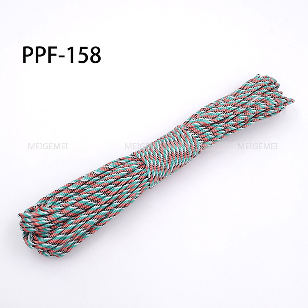 1pcs Christmas Series 550 Paracord Parachute Cord Lanyard Mil Spec Type III 7 Strand Core 100 FT Christmas