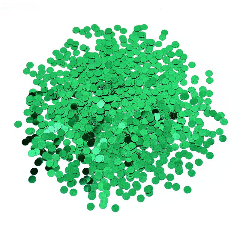 Décoration de Table pour fête d'anniversaire et mariage, disque circulaire brillant Rose, or, argent, vert, bleu, paillettes rondes, confettis, 15, g/sac, 6mm: Z05