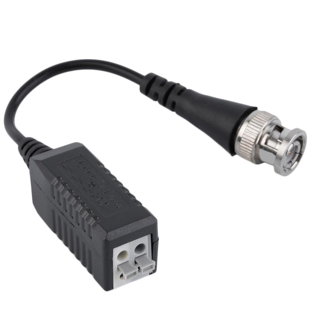 BZX-206L Single Channel CCTV Via Twisted Pairs UTP Passive Video Balun Transceiver black color durable