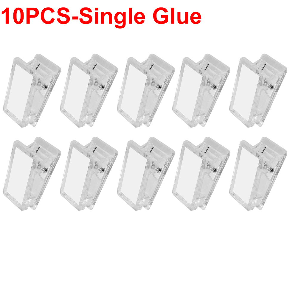 30/10/5/1PCS Selbstklebende Clips Papierklemmen Tapisserie Clips Foto Bild Poster Kunststoff Frühling Clip Schule DIY Dekoration: Lila