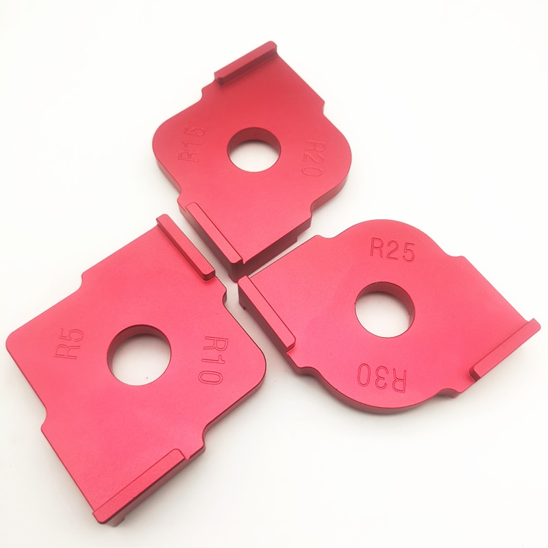 1set Wood Panel Radius Quick-Jig Router Table Bits Jig Corner Templates Kit