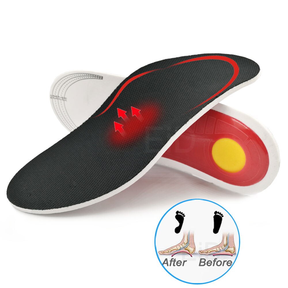Semelles orthopédiques en gel pour chaussures, plates, unisexes Semelles orthopédiques en gel pour chaussures, plates, unisexes