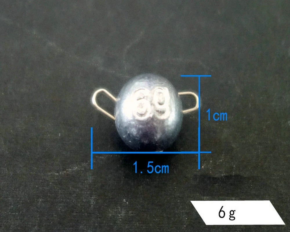 Accessoires de pêche Cheburashka Sinker à tête ronde, poids à puces, leurre souple, groupe Texas, 2g – 18g