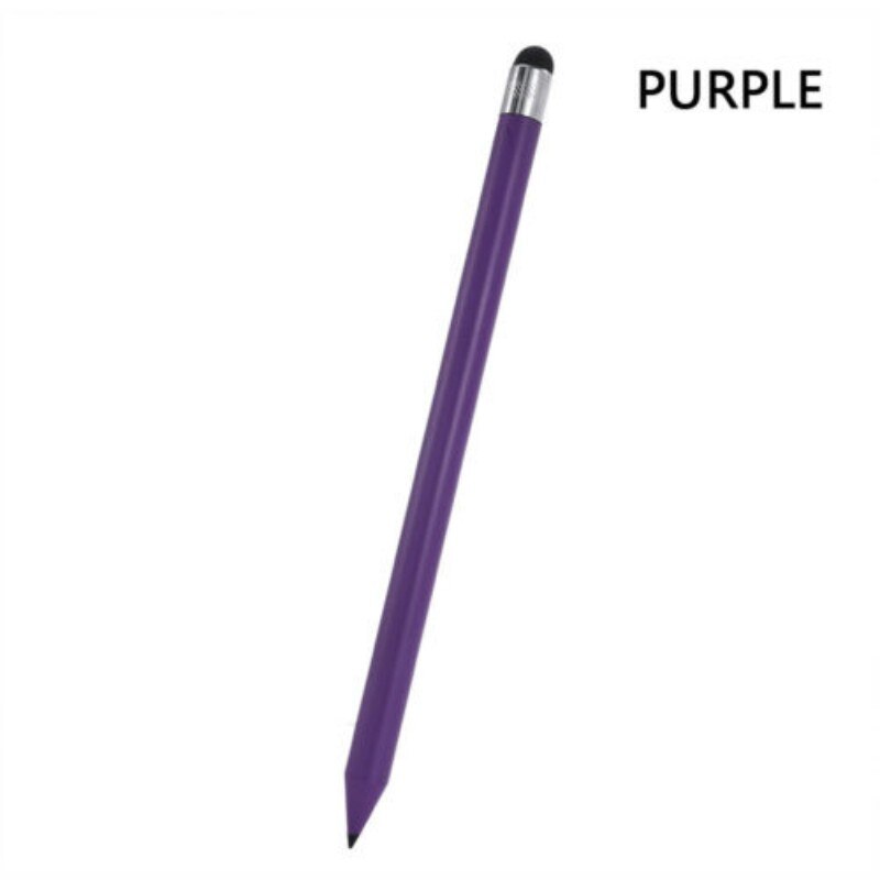 Runde Kopf Dünne Spitze Doppel Zweck berühren Kuli Stift berühren Kuli 16,5 cm für Kapazitive Bildschirm widerständig Bildschirm für IPad für IPhone: Violett