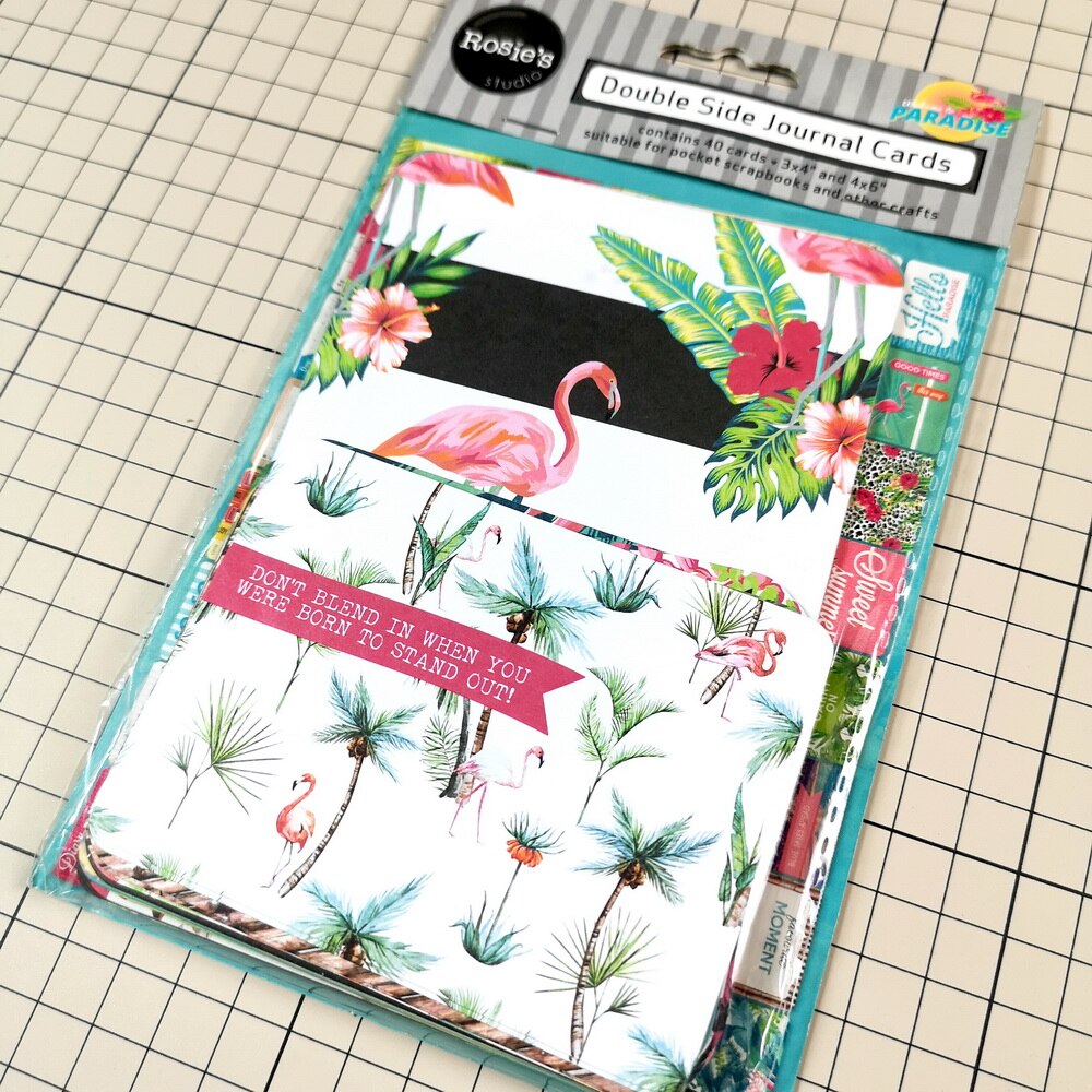 CRZCrafter Cardboard Journaling cards Double sided printing Scrapbooking Project album Journal cards embellishments