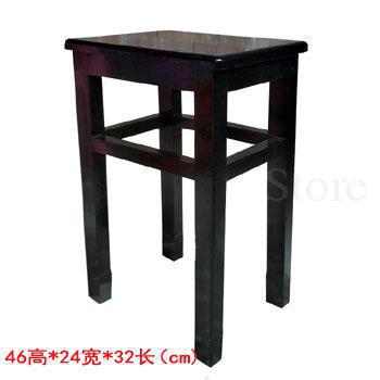 Solid wood dining Bar stool home restaurant stool dining chair makeup wooden stool high reinforcement board school student stool: unit cm 5