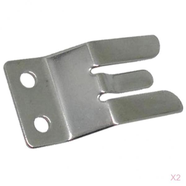 MICROPHONE CLIP 2pcs 304 Stainless Steel One-Piece Pressure Finger Mic Clamp