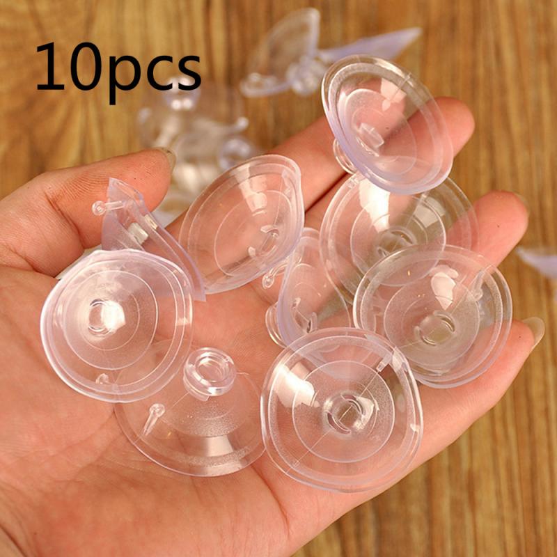 10/20Stck Klar Saugnapf Glas Fenster Zauberstab Haken Starke Vakuum Saugnäpfe Haken Für Fenster Dekoration Hochzeit Auto glas: 10Stck