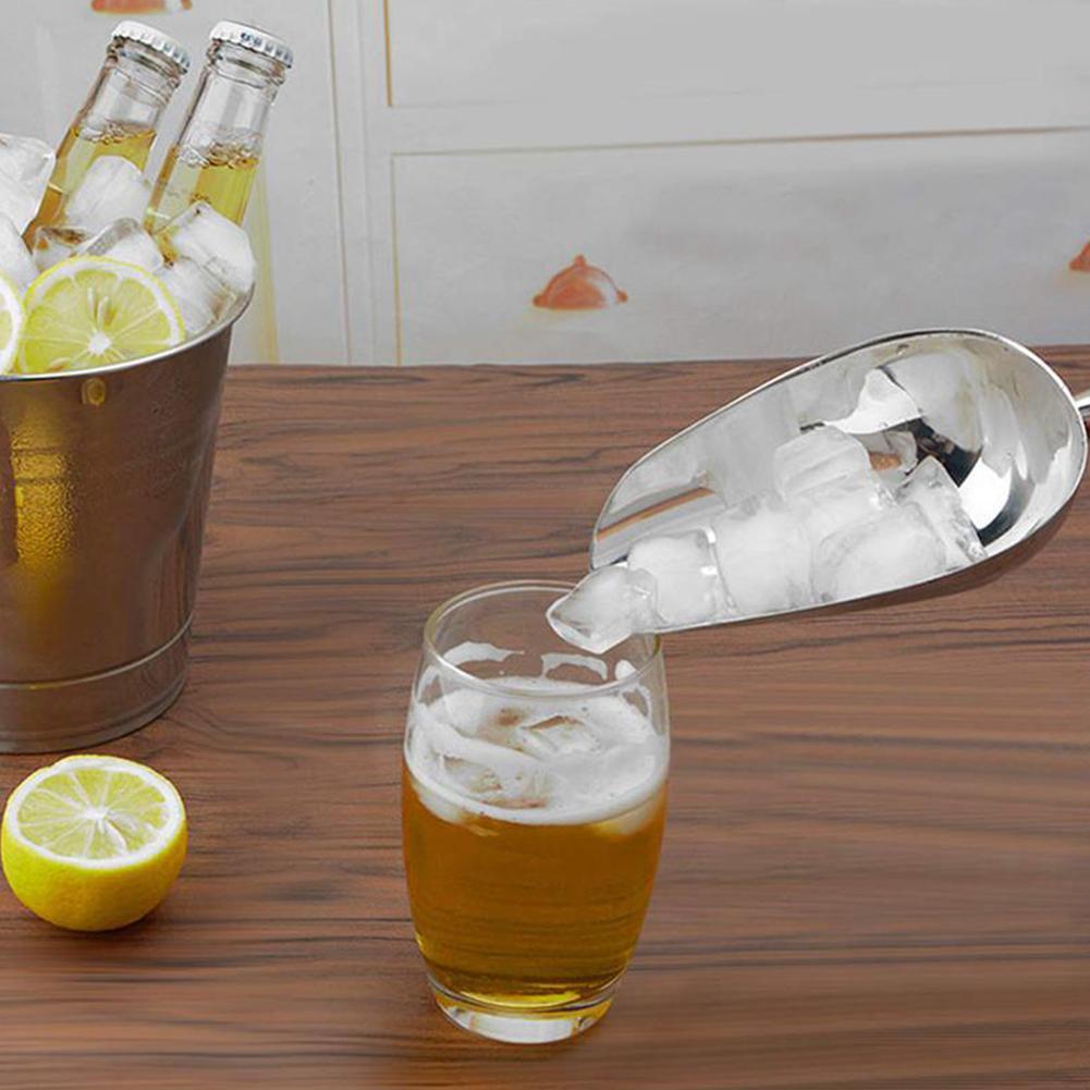 8-11 Zoll Edelstahl Lebensmittel Schaufel Eis Schaber Lebensmittel Buffet Süssigkeit Bar Eis Schaufeln Schaufel Eis Schaufel