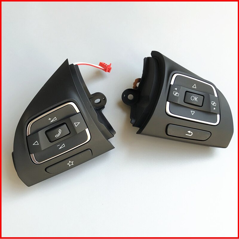 1PCS lenkrad Multifunktions Taste 5C0 959 537 EINE 538 Für VW Jetta MK6 VW Golf MK6 EOS Golf plus Tiguan Touran Amarok Caddy