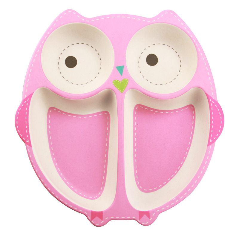 Baby Cute Bowls Plate Tableware Children Infant Food Feeding Container Placemat Dishes Child Kids Feed Plate