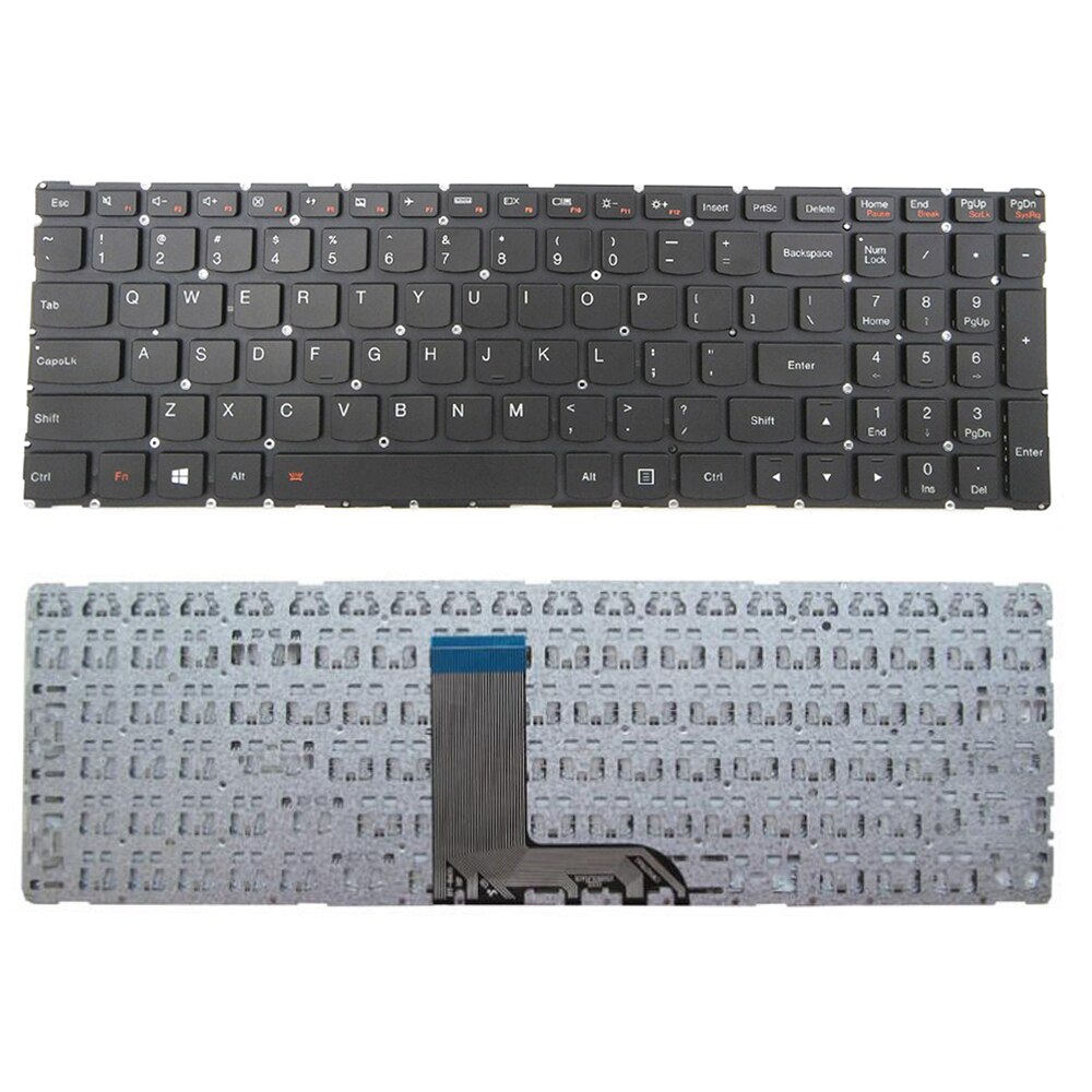 opprinnelig til lenovo ideapad 700-15 700-15 isk 700-17 isk 700-17 serie laptop tastatur oss bakgrunnsbelyst: Ingen bakgrunnsbelyst