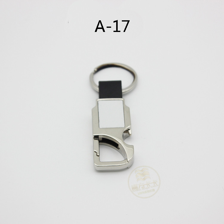 10pcs/lots Sublimation Blanks Metal Key Rings Key Chains Bottle Opener DIY Printing Sublimation Ink Transfer paper Print: A-17