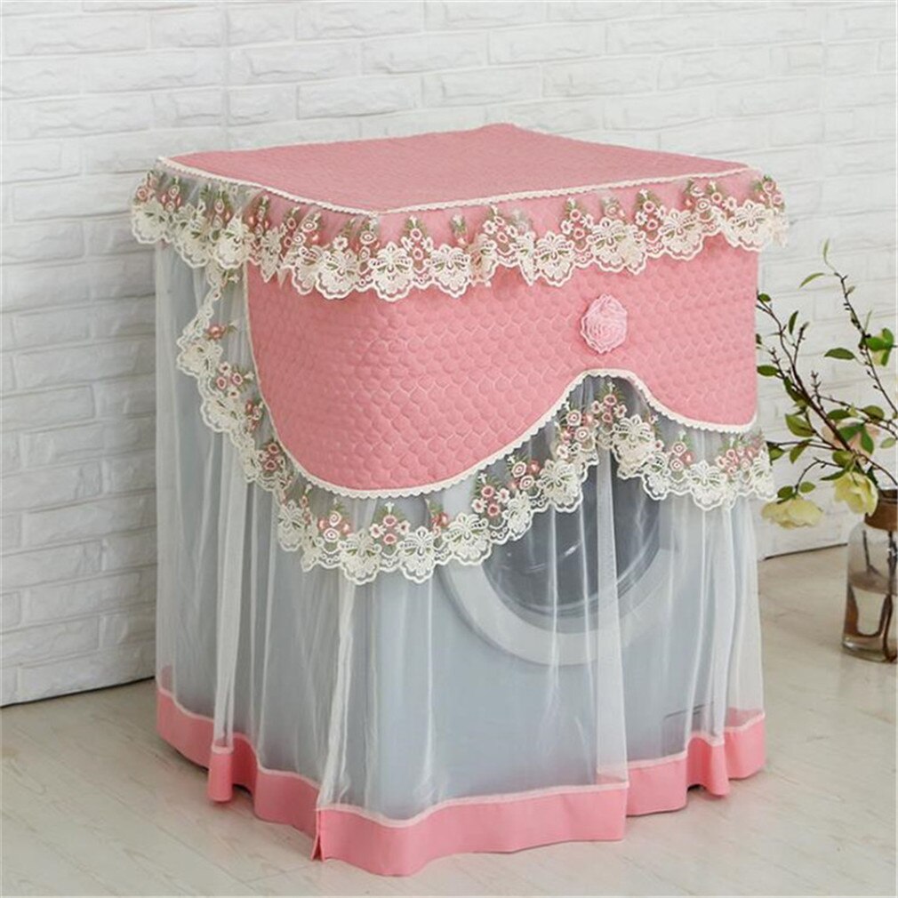 Funda antipolvo de para lavadora, funda duradera suave a prueba de encaje para el hogar, protección antipolvo: watermelon red