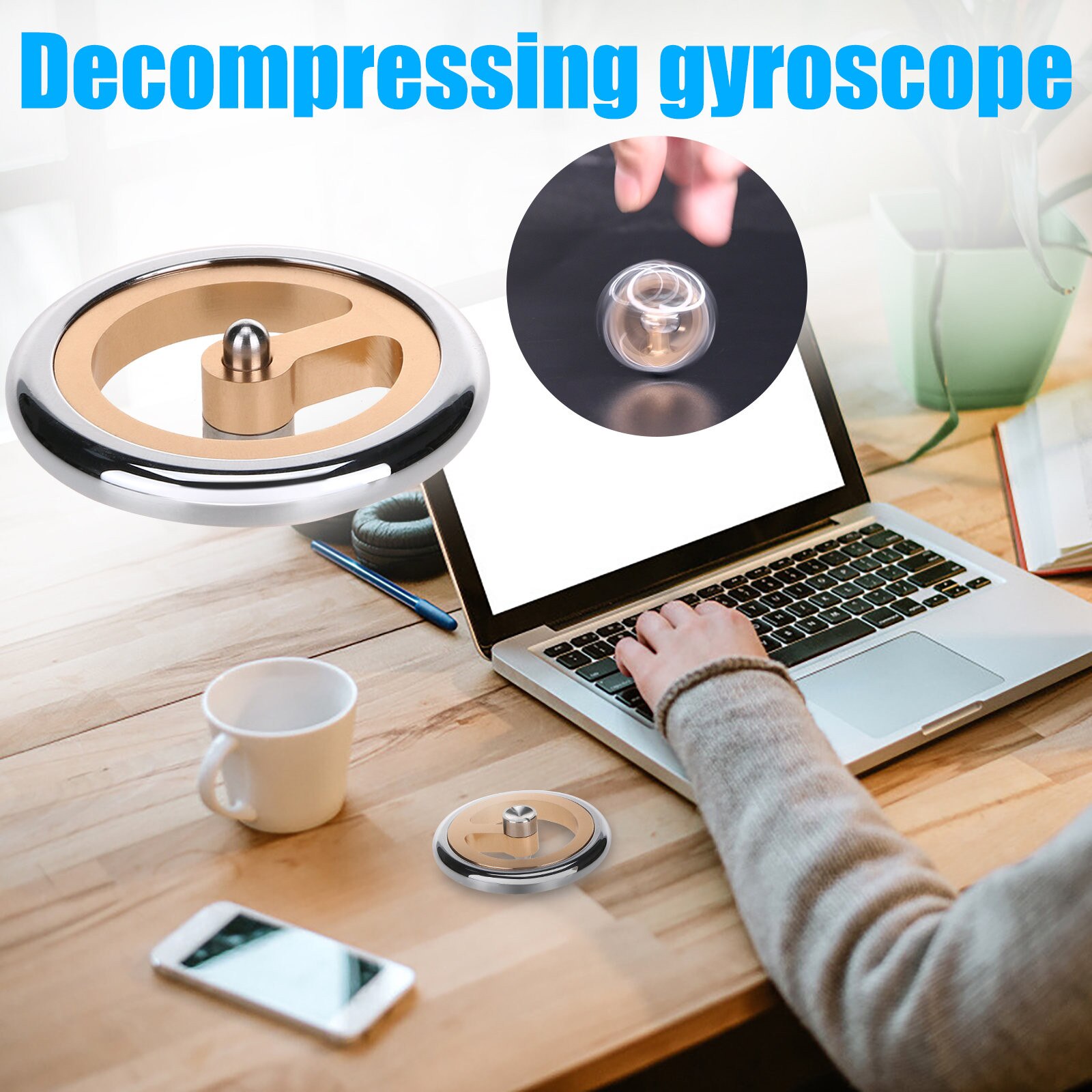 Tol Balans Speelgoed Precisie Gyroscoop Educatief Speelgoed Betoverende Optische Illusie Bureau Speelgoed Evenwichtige Coin Size Spinner